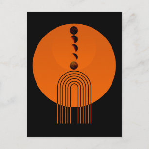 Postal Siglo de la Luna del Planeta del Arco Antiguo