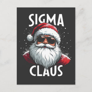 Postal Sigma Claus Divertido Gen Alfa Navidad Escuela Sec