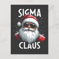 Sigma Claus Funny Gen Alpha Escuela Media Christma