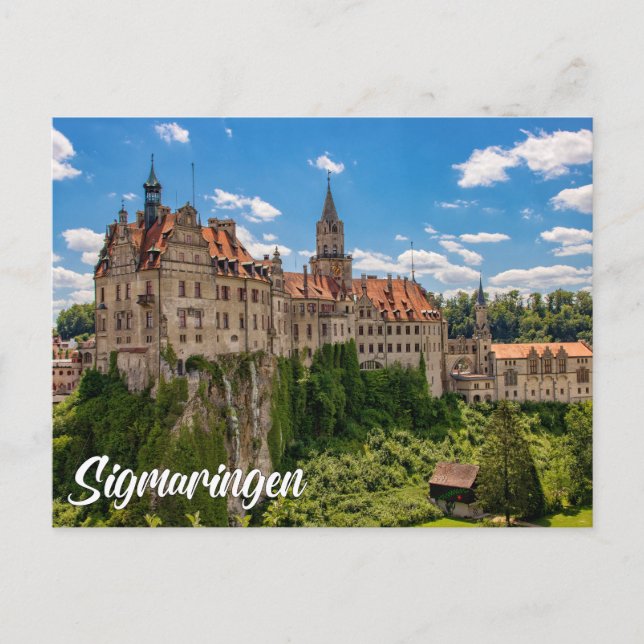 Postal Sigmaringen Castle, Germany (Anverso)
