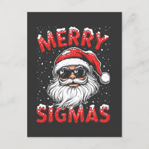 Postal Sigmas Alegres Navidad Divertida Gen Alpha Escuela