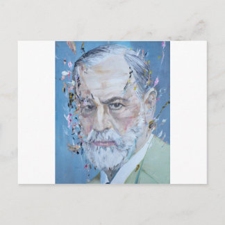 Postal SIGMUND FREUD - Retrato de petróleo