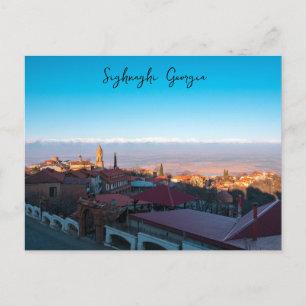 Postal Signagi Sighnaghi Georgia, ciudad del amor
