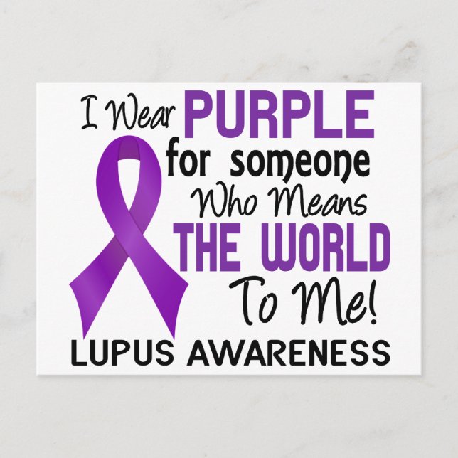 Postal Significa El Mundo Para Mí 2 Lupus (Anverso)