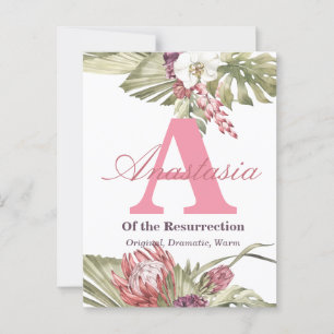 Postal Significado del nombre Anastasia
