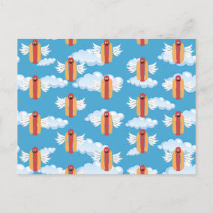 Postal Significado divertido del emoji de hot dog Humor g