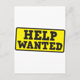 Postal Signo de ayuda deseado