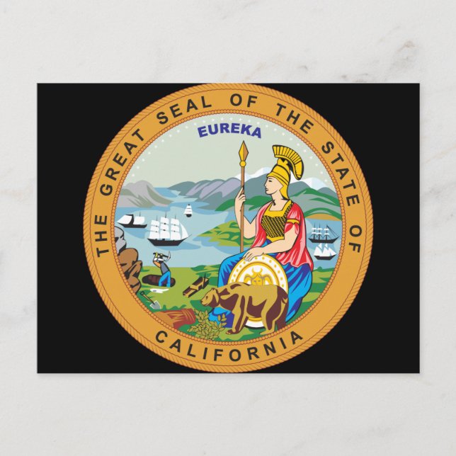 Postal Signo de California (Anverso)