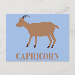 Postal Signo de Capricornio Cabra