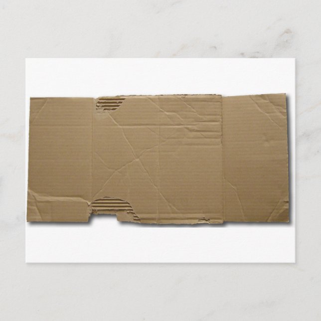 Postal Signo de cartón DIY (Anverso)