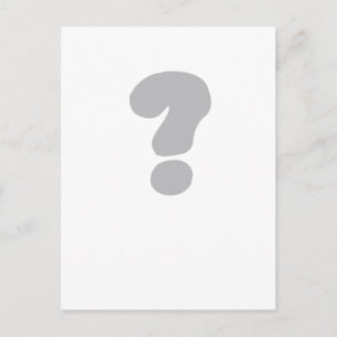 Postal signo de interrogación?