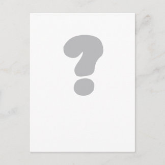 Postal signo de interrogación?