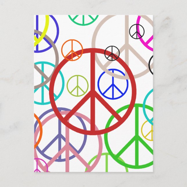 Postal signo de la paz (Anverso)