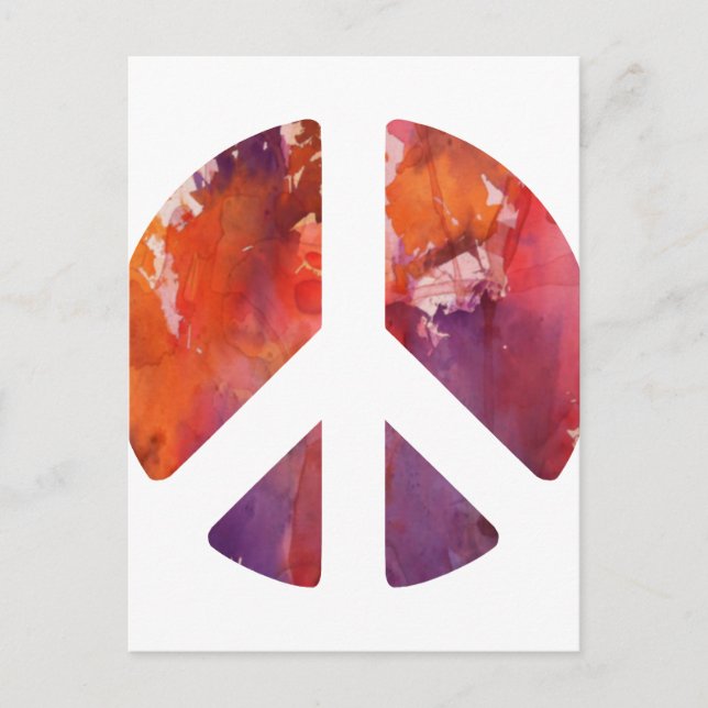 Postal Signo de paz (Anverso)