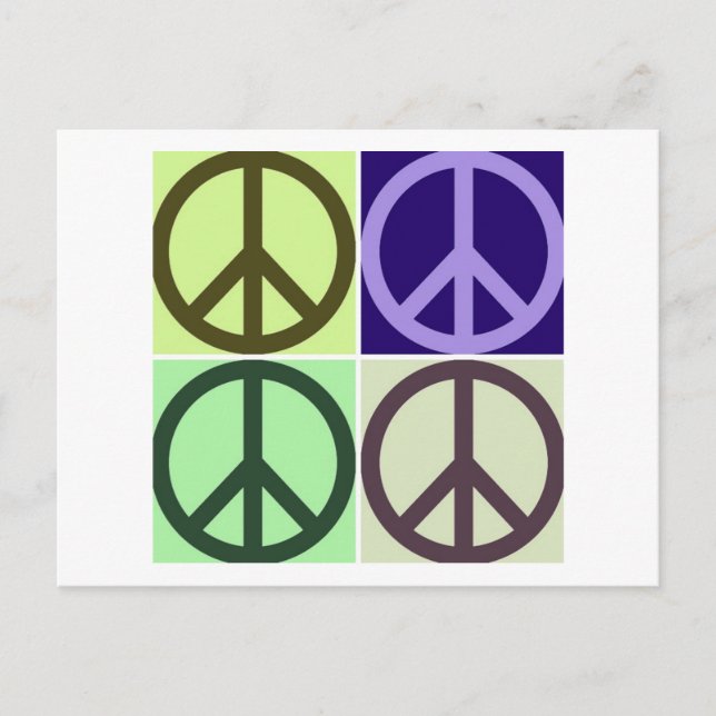 Postal Signo de paz (Anverso)