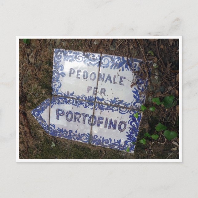 Postal signo de portofino (Anverso)