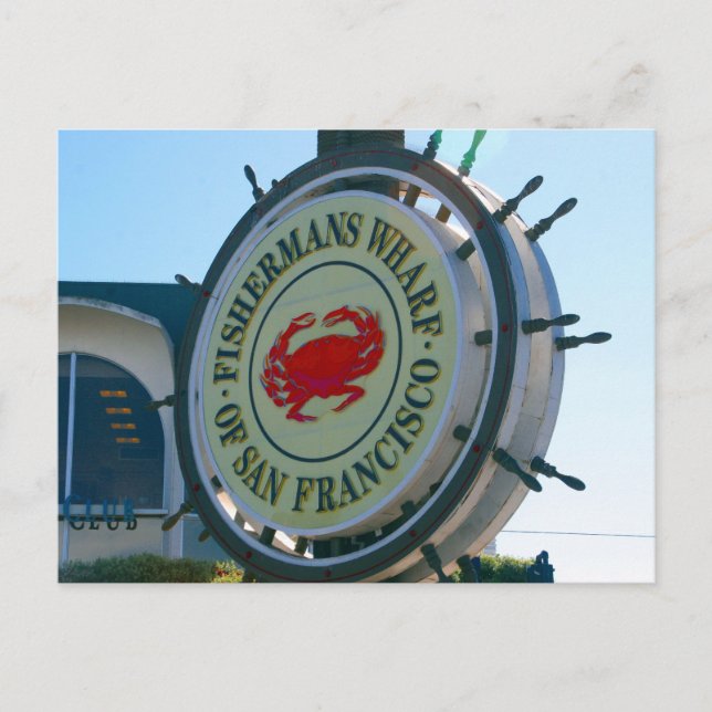 Postal signo de san fran wharf (Anverso)