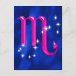 Postal Signo zodiaco Escorpio