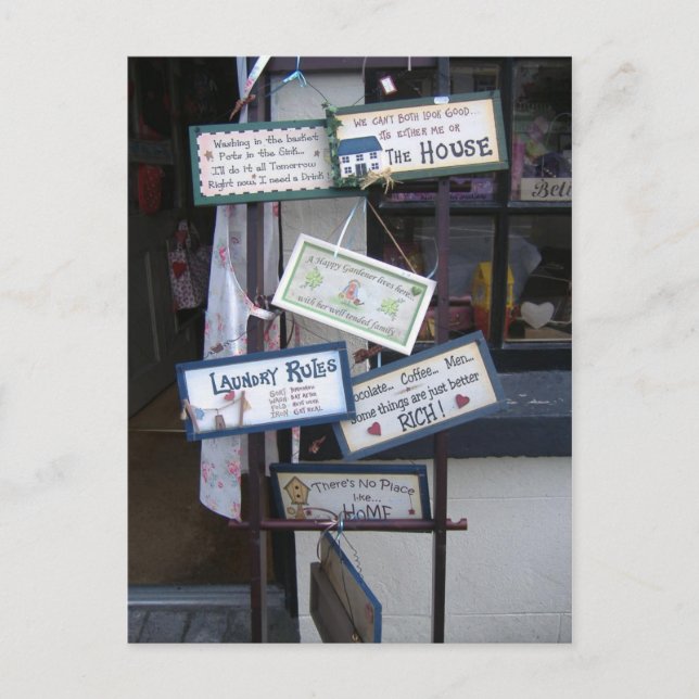 Postal Signos divertidos (Anverso)