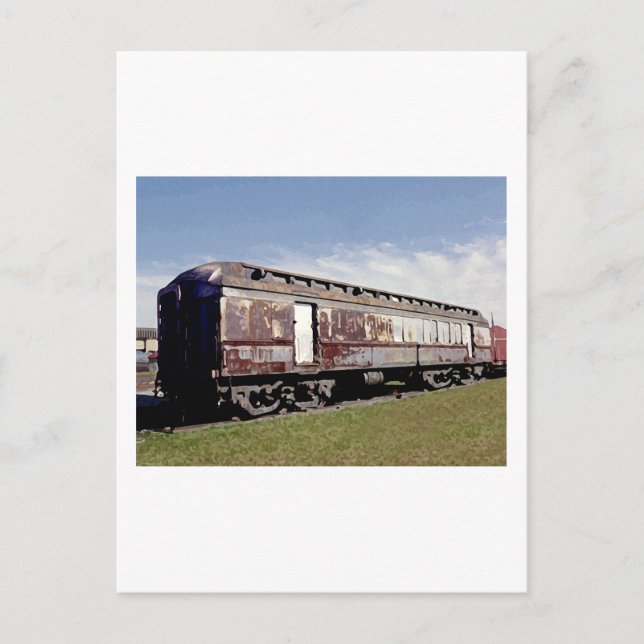 Postal Sigue jugando con trenes (Anverso)