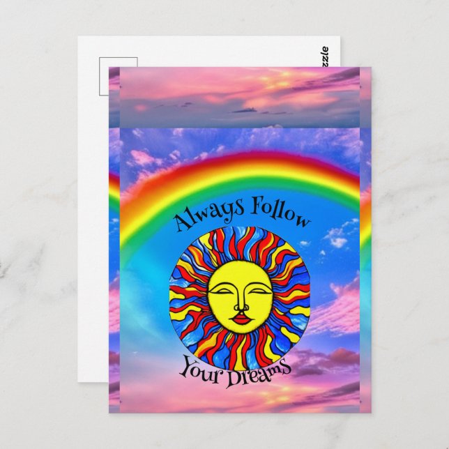 Postal Sigue Siempre Tus Sueños (Anverso / Reverso)