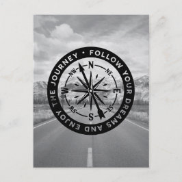 Postal Sigue tus sueños y disfruta del viaje