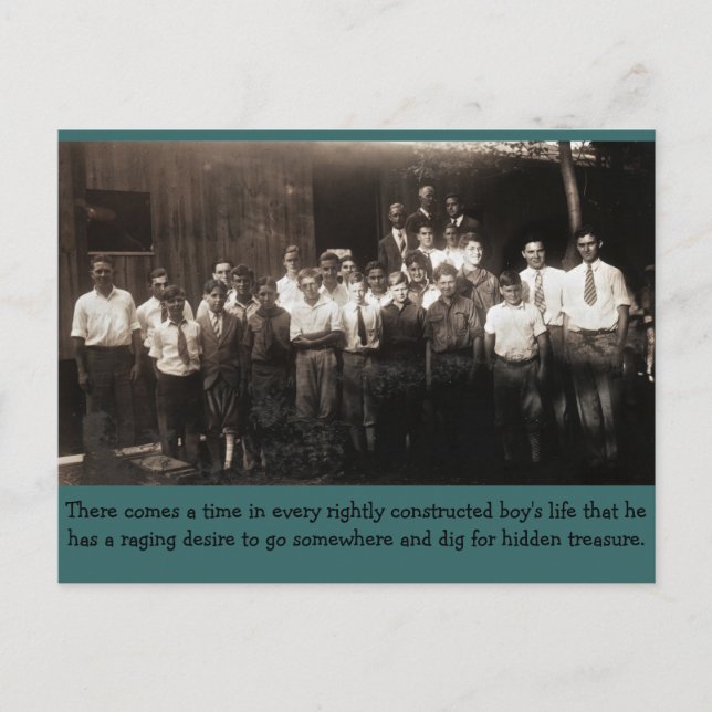 Postal Sígueme, chicos (Anverso)