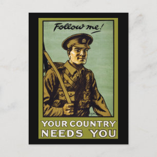 Postal ¡Sígueme! ~ Tu país te necesita