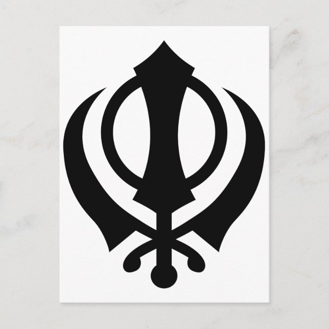 Postal Sikh Khanda (Anverso)
