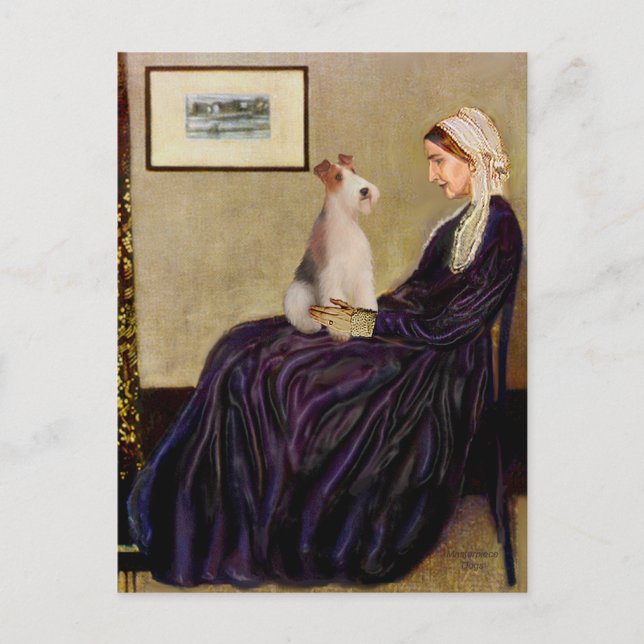 Postal Silbadores Madre - Cable Fox Terrier #4 (Anverso)