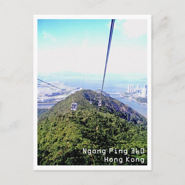 Postal Silbido de bala 360, Hong Kong de Ngong (Anverso)