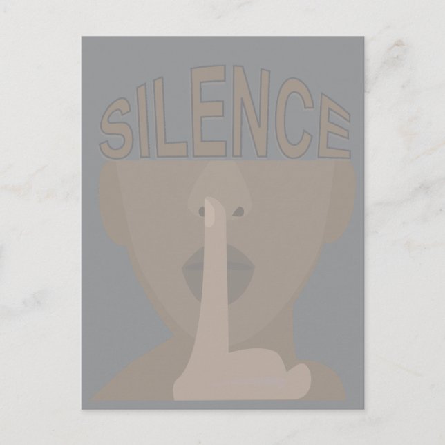 Postal Silencio (Anverso)