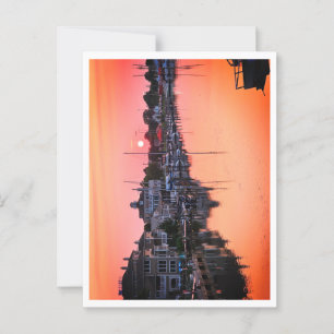 Postal Silencio al atardecer