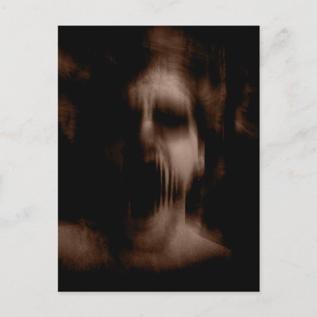 Postal Silencio de caída (Anverso)