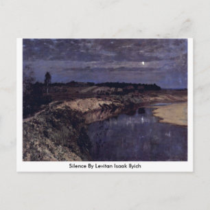 Postal Silencio De Levitan Isaak Ilyich
