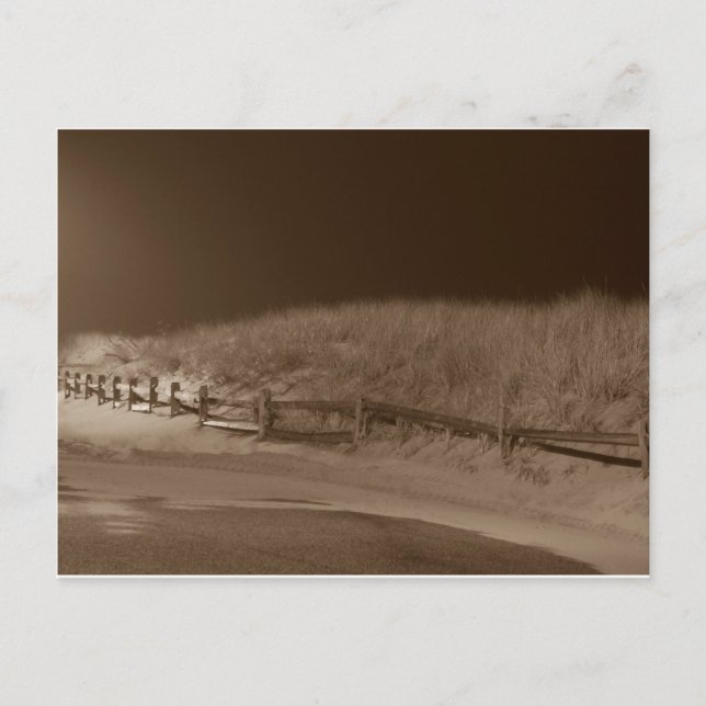 Postal Silencio invernal (Anverso)