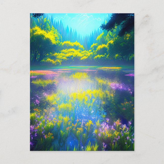 Postal Silencio radiante (Anverso)