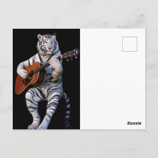 Postal Silent Strings – Elegant Postcard (Reverso)