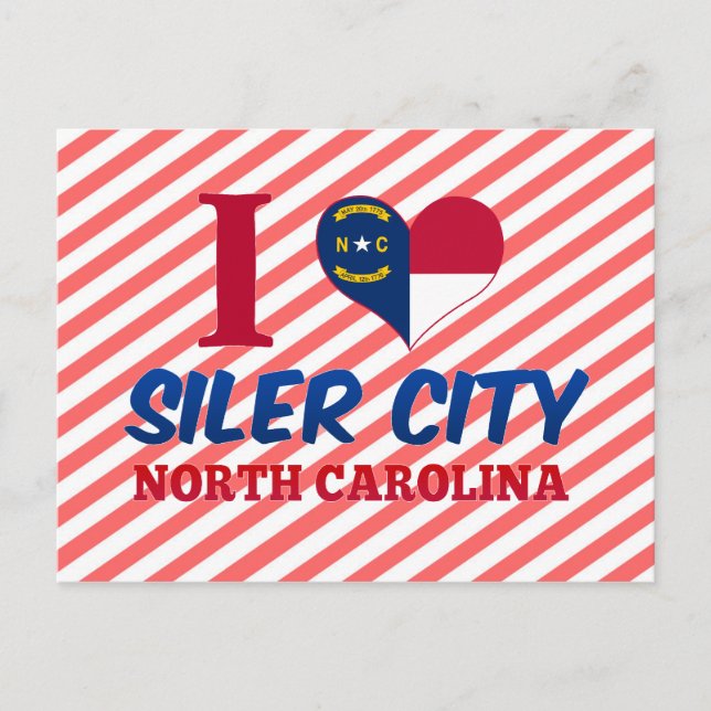 Postal Siler City, Carolina del Norte (Anverso)