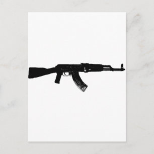 Postal Silhouette AK-47