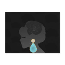 Silhouette Black Woman Dark Glamour