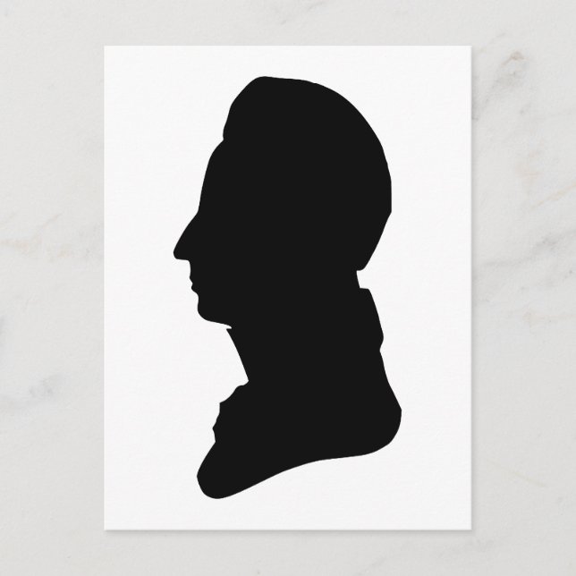 Postal Silhouette clásica (Anverso)