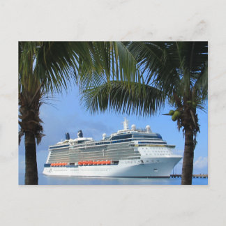 Postal Silhouette de celebridades en el paraíso