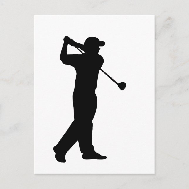 Postal Silhouette de Golf Drive (Anverso)