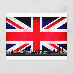 Postal Silhouette de London Skyline