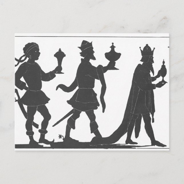 Postal Silhouette de los Tres Reyes (Anverso)