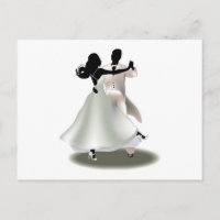 Silhouette de una pareja bailarina