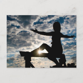 Postal Silhouette de Yoga