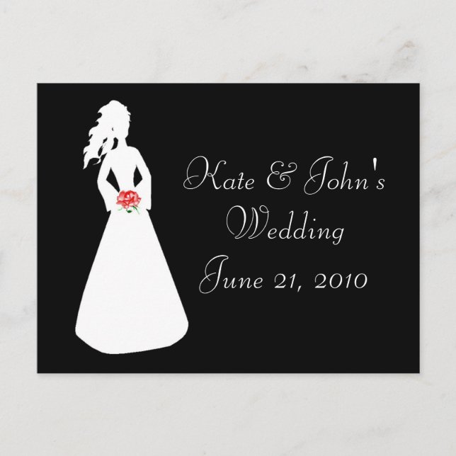 Postal Silhouette II Bridal (Anverso)