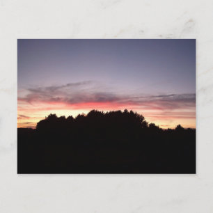 Postal Silhouette Sunset